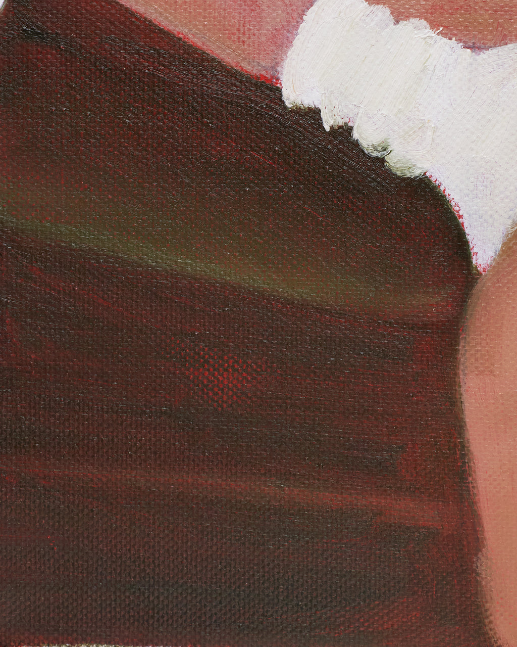 Close-up of a textured surface with brown and white colors